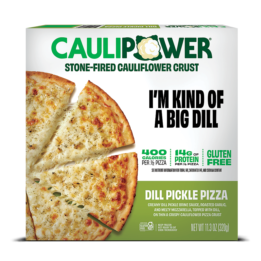 Dill Pickle Cauliflower Crust Pizza