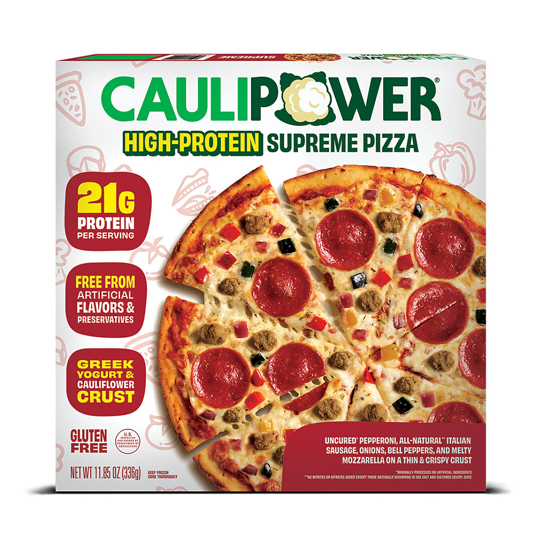 High Protein Supreme Greek Yogurt & Cauliflower Crust