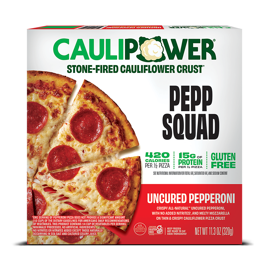 Uncured Pepperoni Cauliflower Crust Pizza