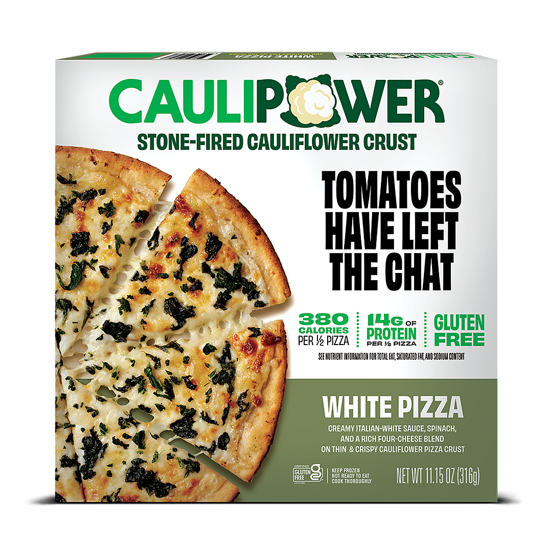 White Cauliflower Crust Pizza