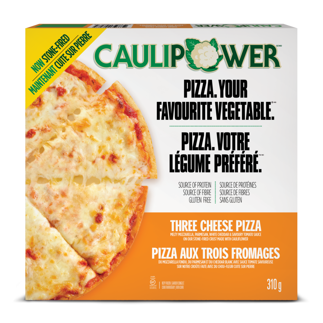 Three Cheese Stone-fired Cauliflower Crust Pizza