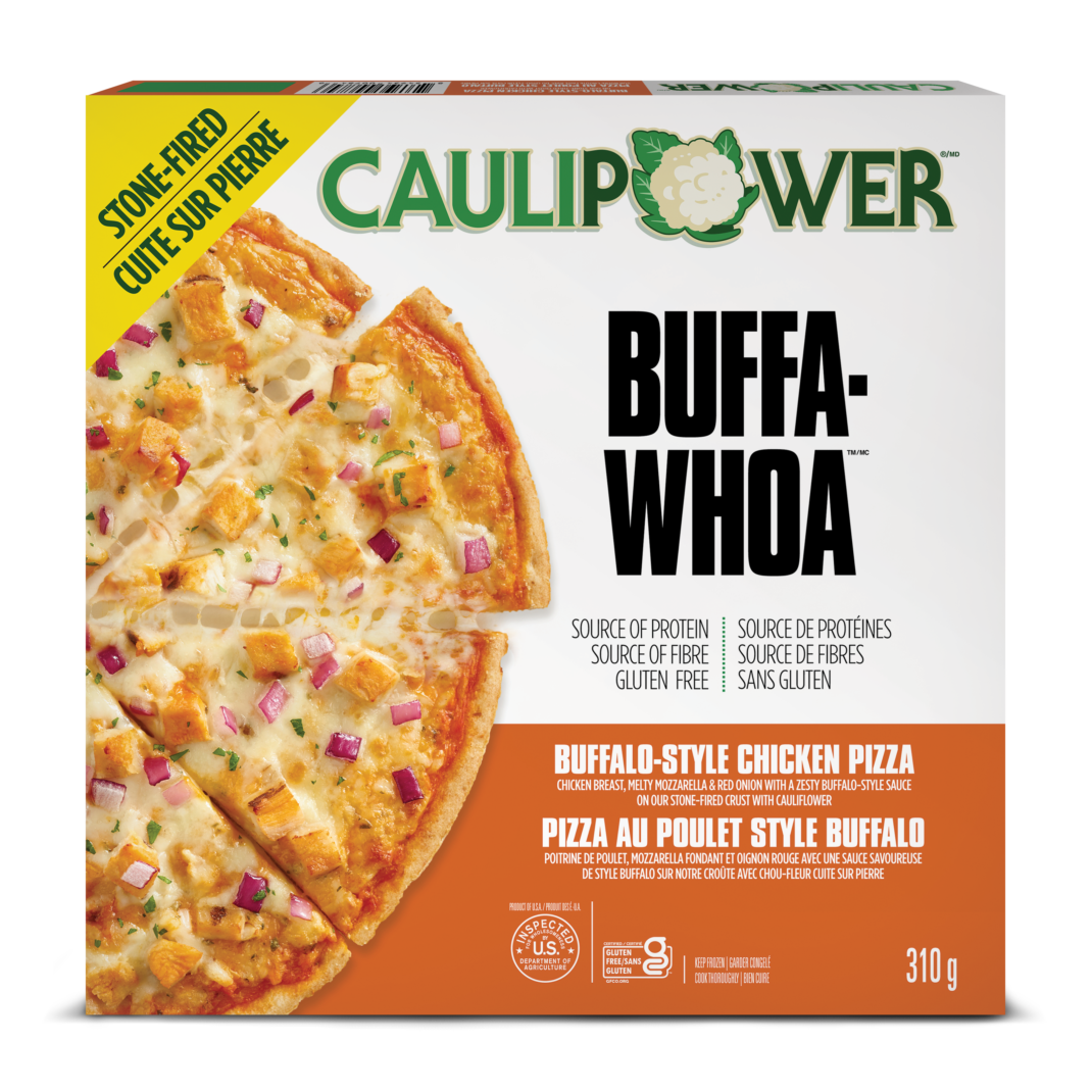 Buffalo-Style Chicken Stone-fired Cauliflower Crust Pizza