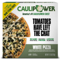 White Stone-fired Cauliflower Crust Pizza