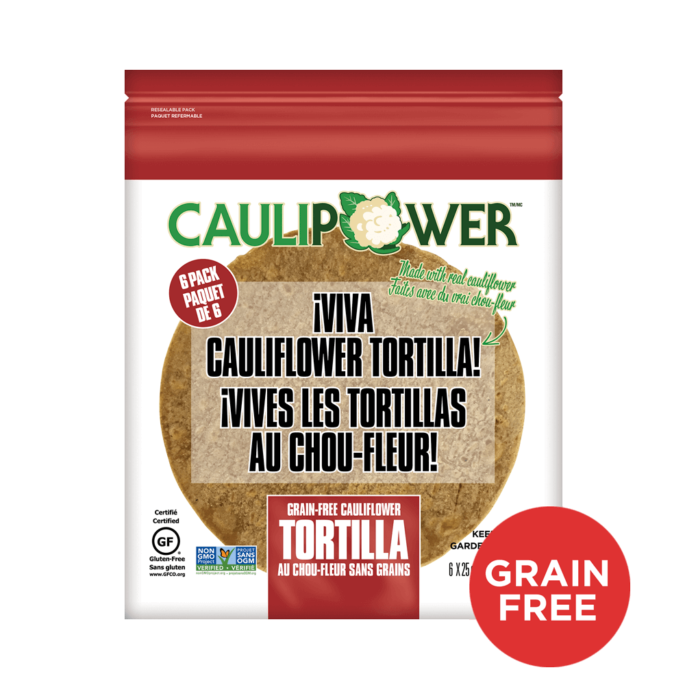 Grain Free CAULIPOWER Tortilla Packaging