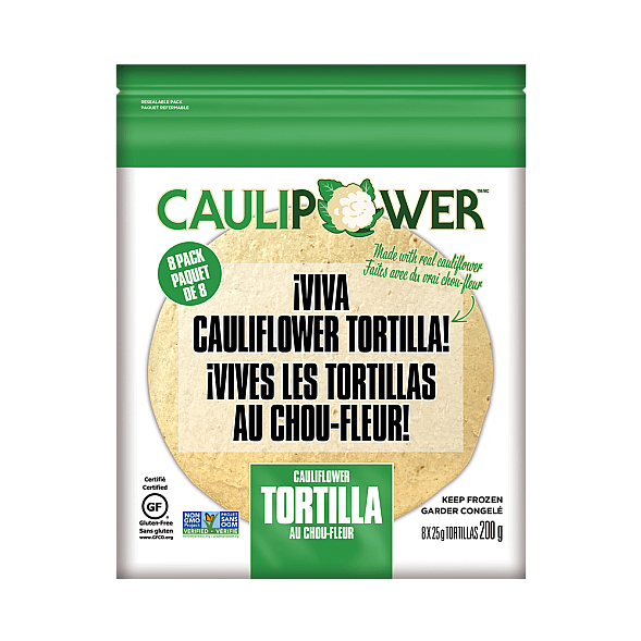 Original CAULIPOWER Tortilla Packaging