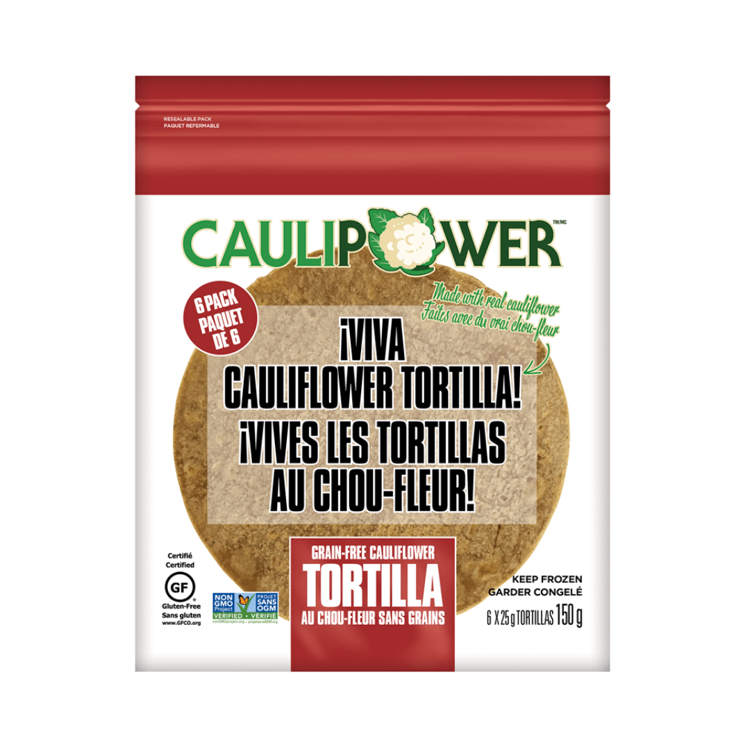 Grain Free CAULIPOWER Tortilla Packaging
