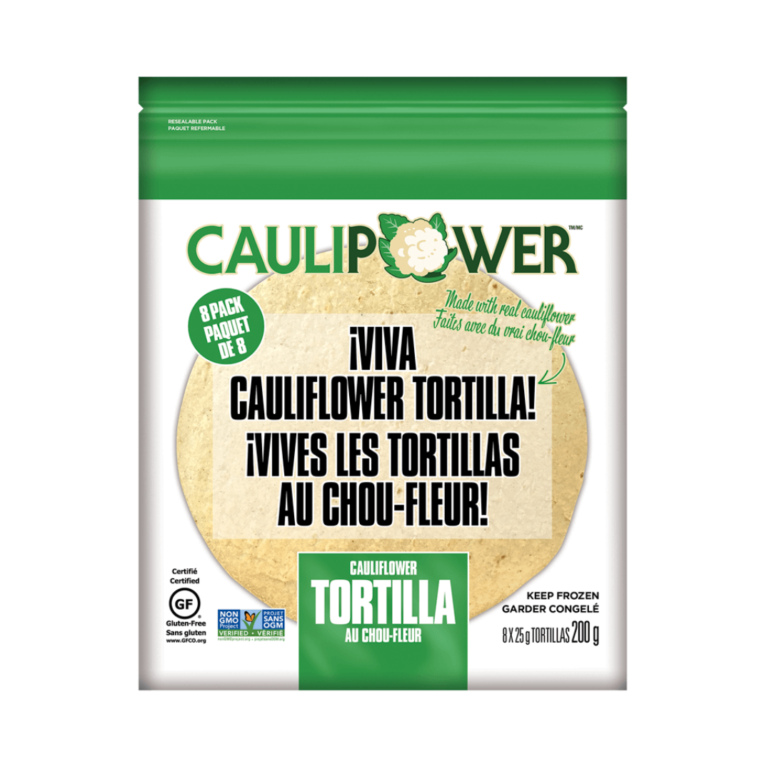 Original CAULIPOWER Tortilla Packaging