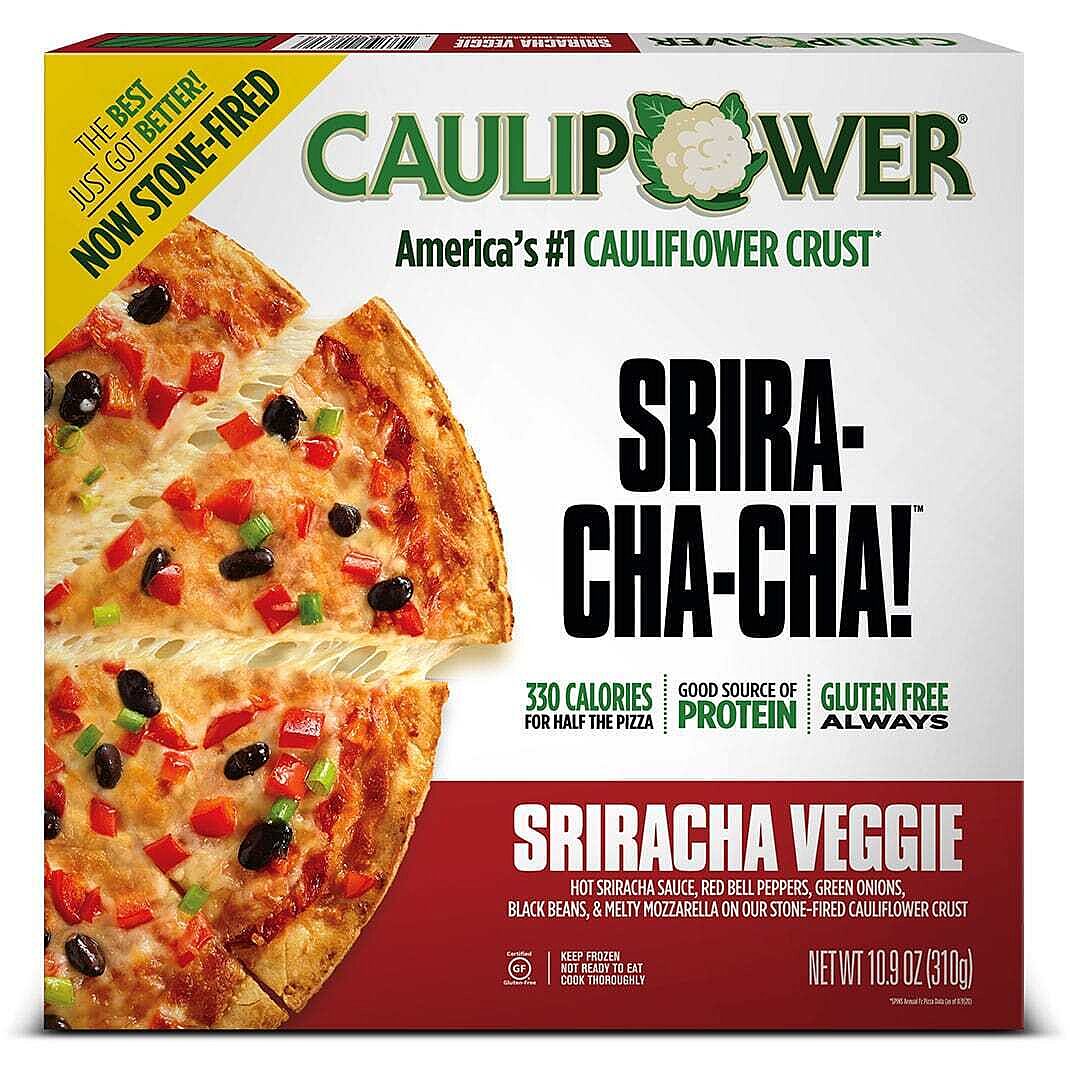 Sriracha Veggie Stone-fired Cauliflower Crust Pizza
