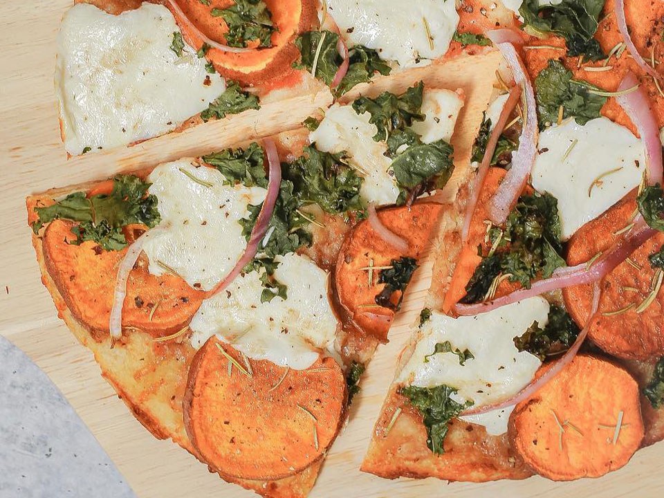 Cauliflower Pizza Recipe | Sweet Potato & Kale | CAULIPOWER
