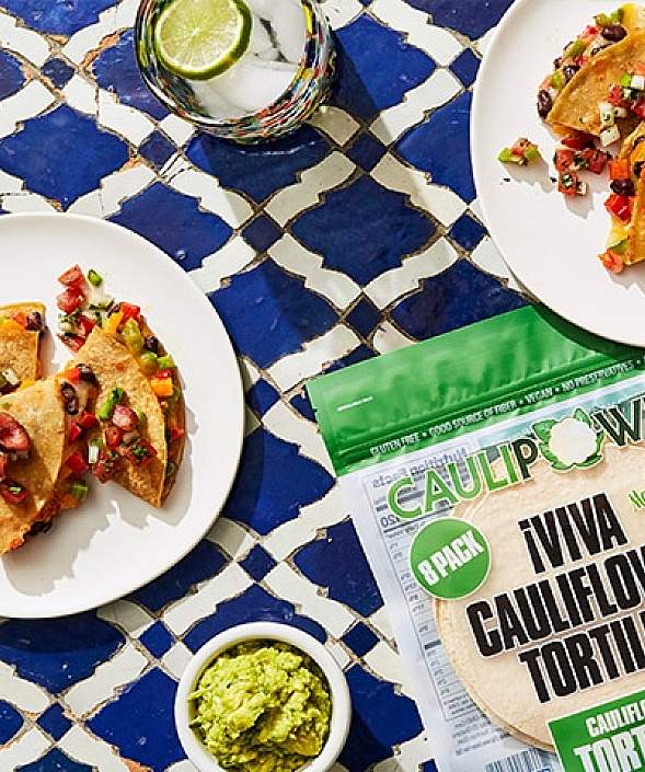 Veggie-Stuffed Quesadillas with Pico de Gallo