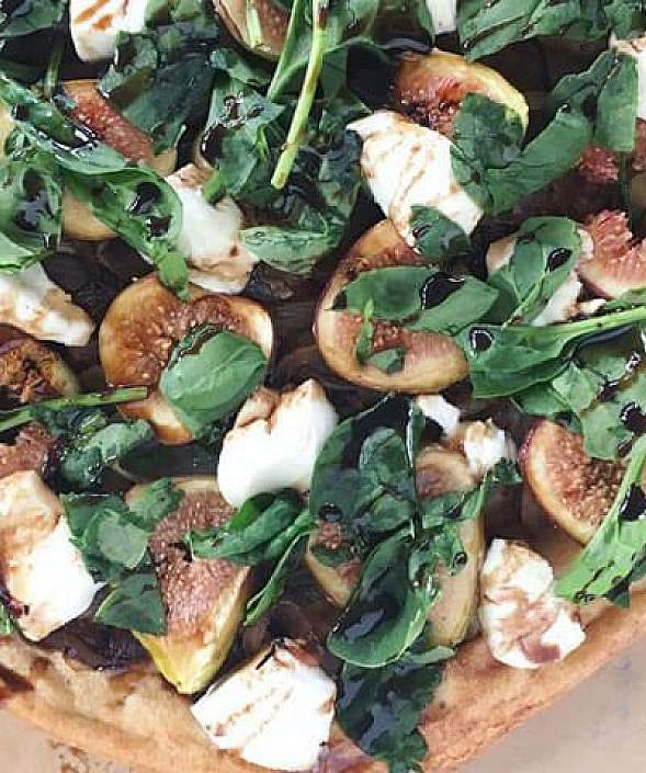 Fig, Caramelized Onion & Goat Cheese Pizza