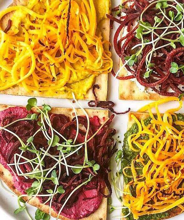 Root Veggie "Noodle" Pizza