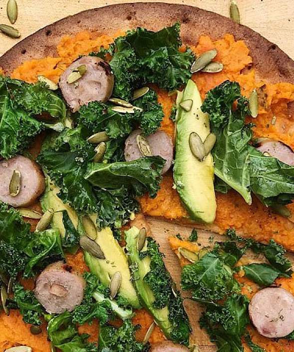 ‘A Lighter Shade of Kale’ Pizza