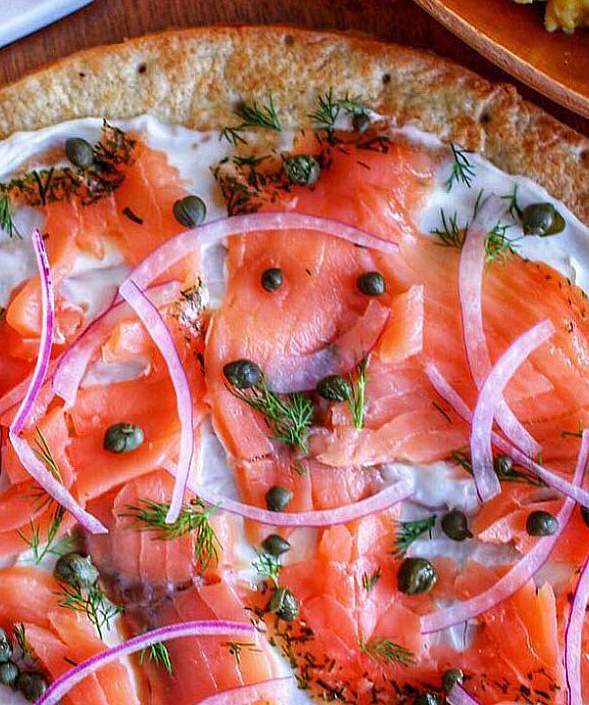 Smoked Salmon Pizza