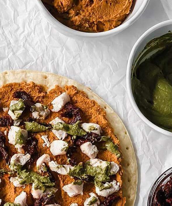 Mediterranean Masterpiece Pizza