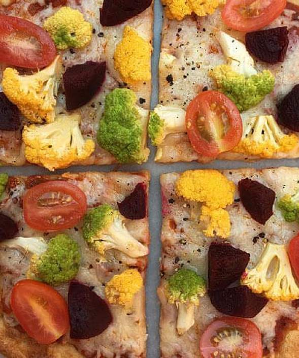 Triple Cauli Celebration Pizza