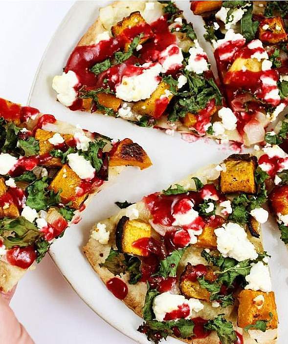 Thanksgiving Leftover Pizza