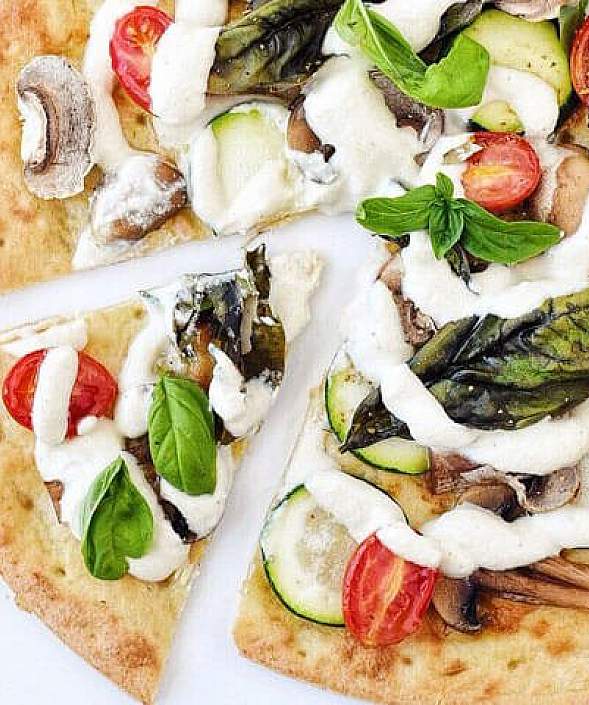 Decadent Veggie Pie with Truffle Oil