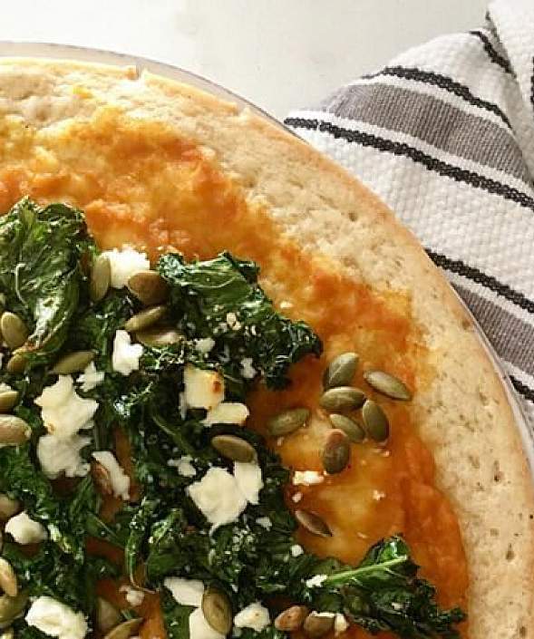 "An Urge To Kale" Butternut Squash Pizza Recipe