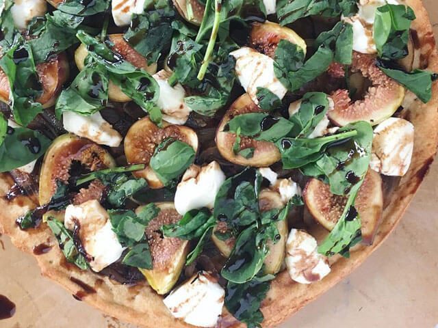 Fig, Caramelized Onion & Goat Cheese Pizza