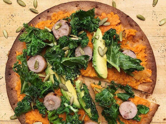 ‘A Lighter Shade of Kale’ Pizza