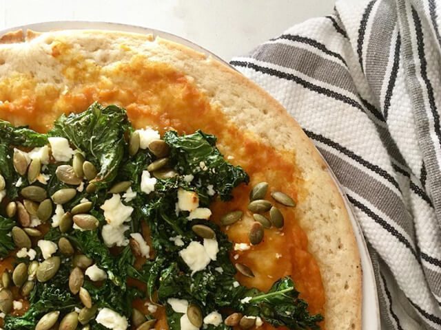 "An Urge To Kale" Butternut Squash Pizza Recipe