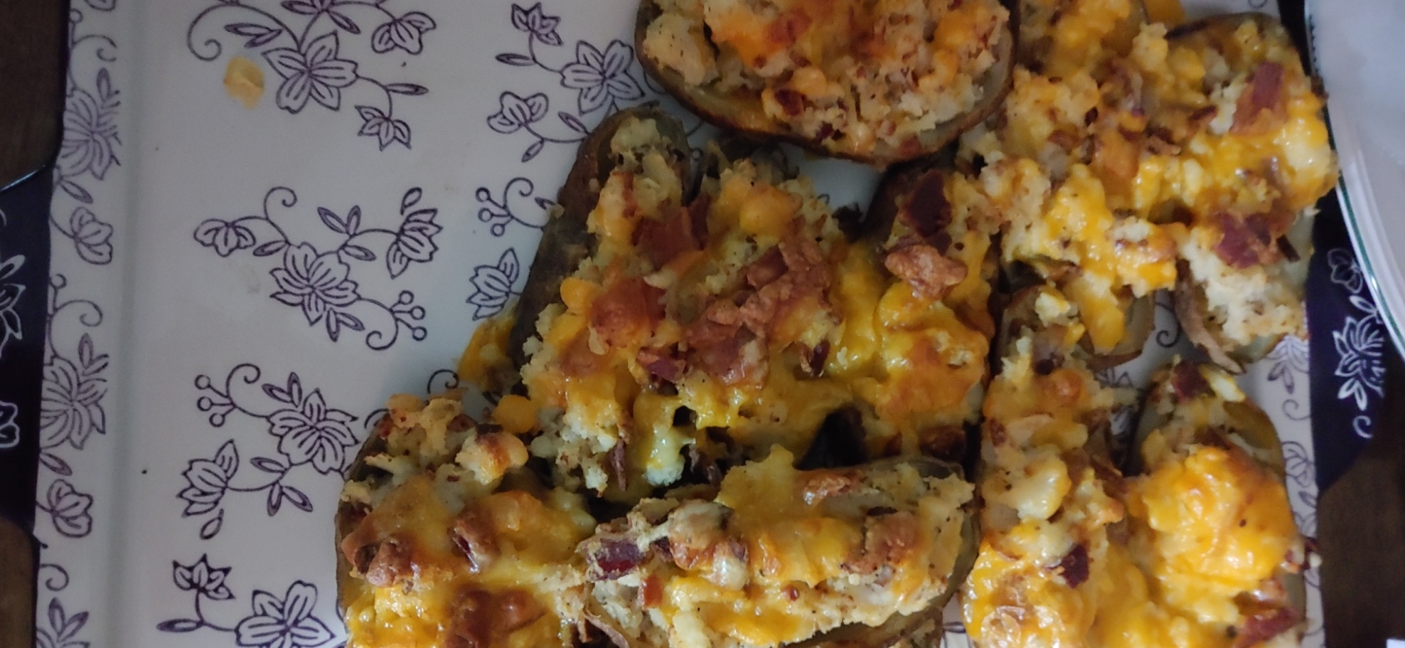 Riced Cauliflower Potato Skins