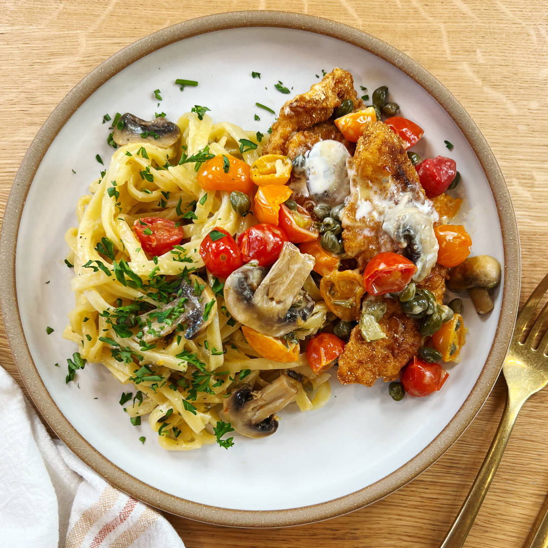 Veggie Packed Chicken Picatta