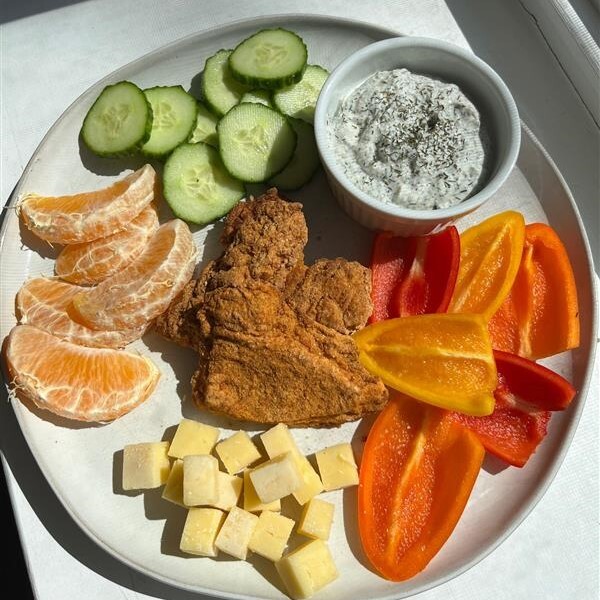 Lower Carb Lunch Plate