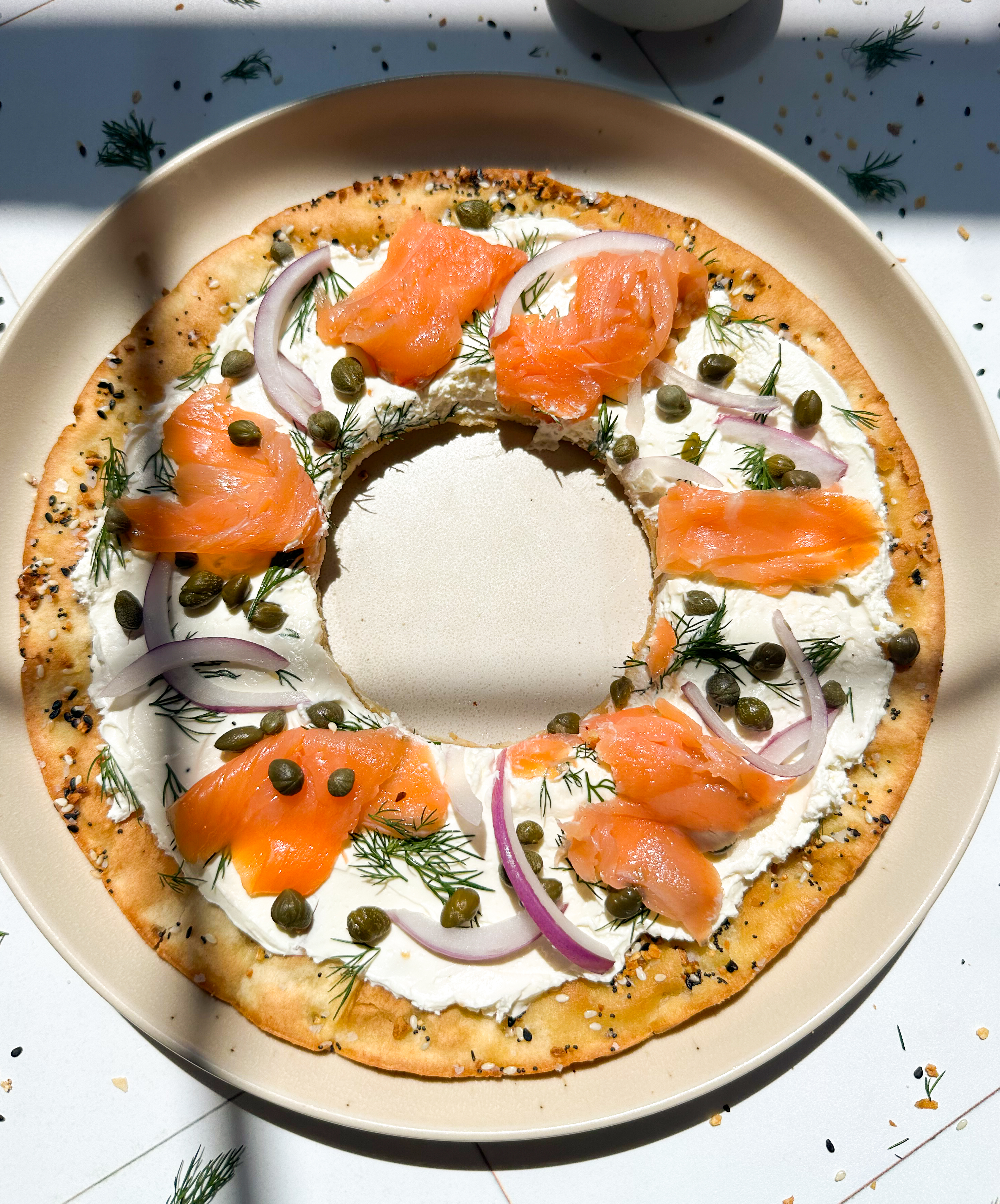 Bagel & Lox Pizza