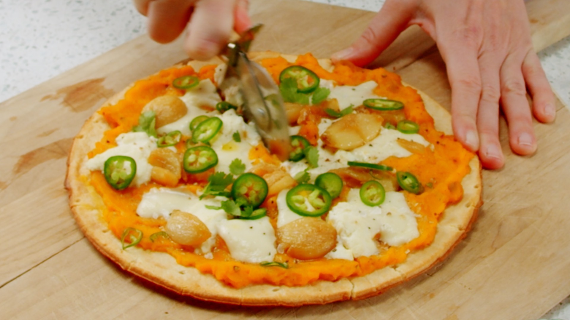 Chrissy Teigen Inspired Roasted Squash Pizza