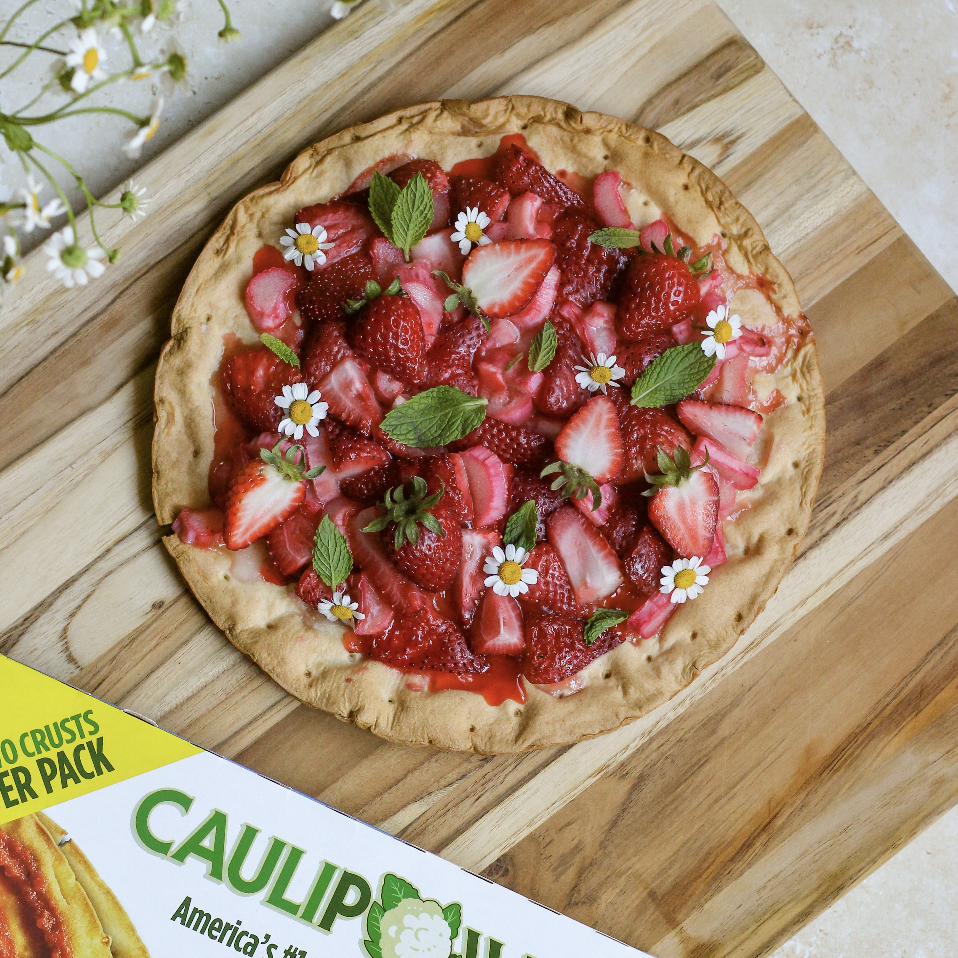Strawberry Rhubarb "Pie"
