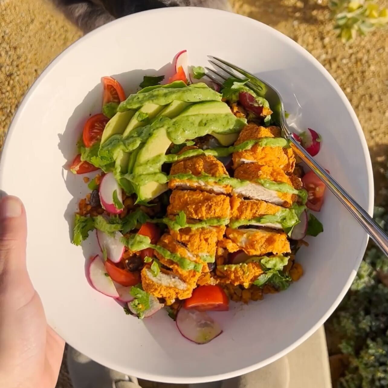 Spicy(ish) Chicken Baja Bowl