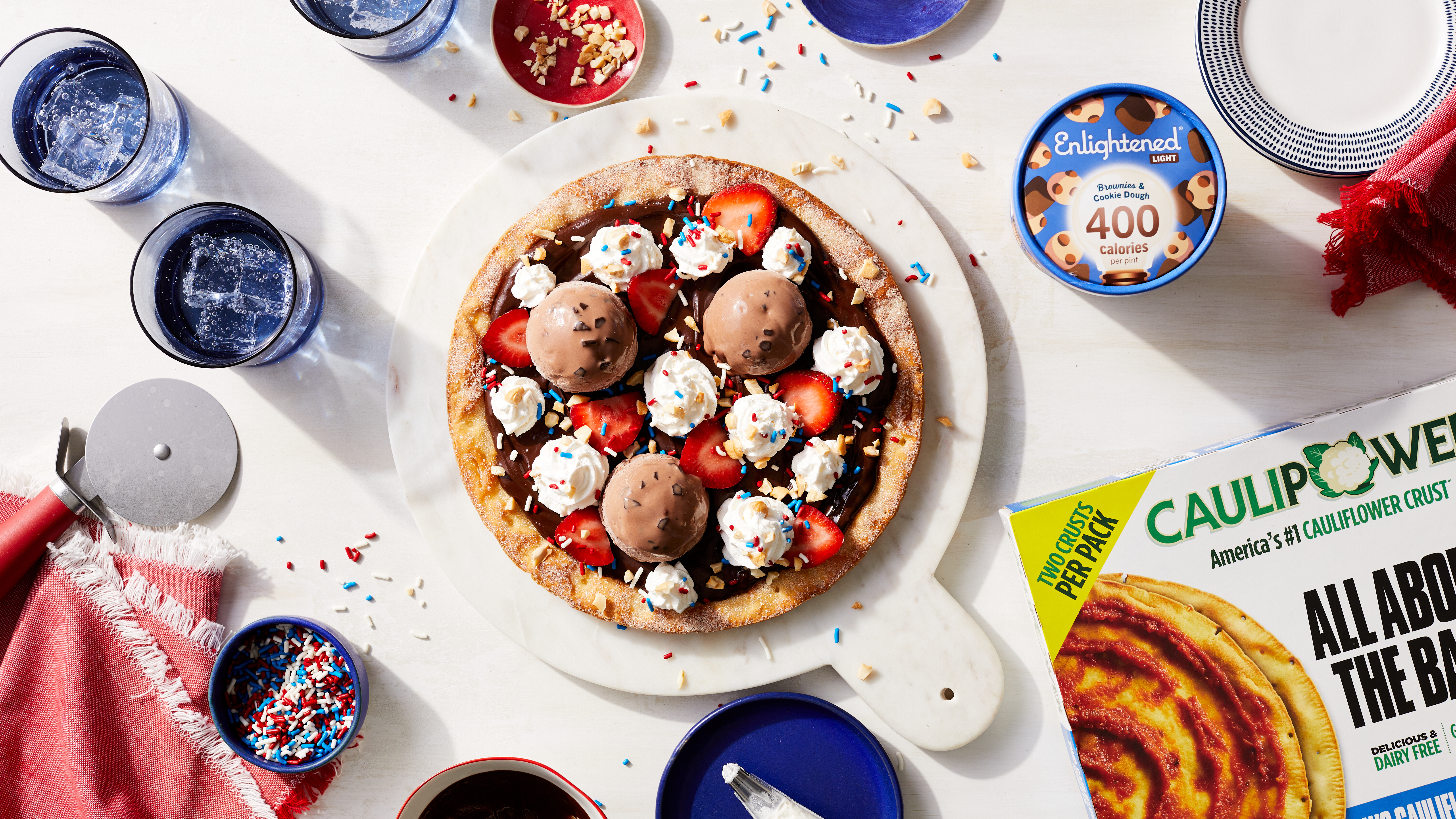 "Ice Cream Sundae" Pizza