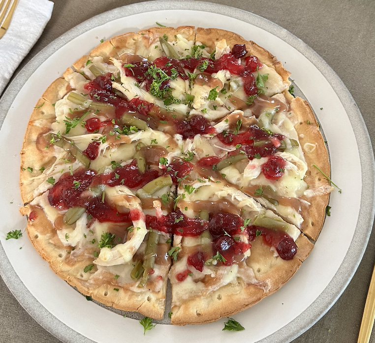 Thanksgiving Leftovers Pizza