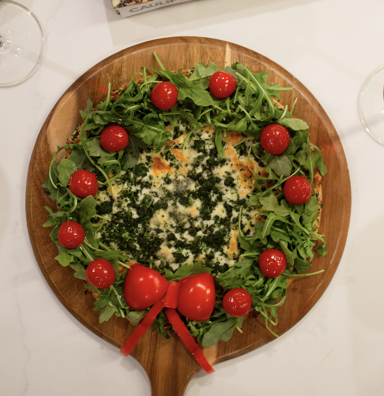 Holiday Wreath Pizza