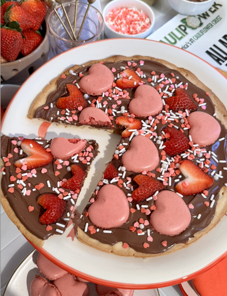 Chocolate Covered Strawberry Pizza