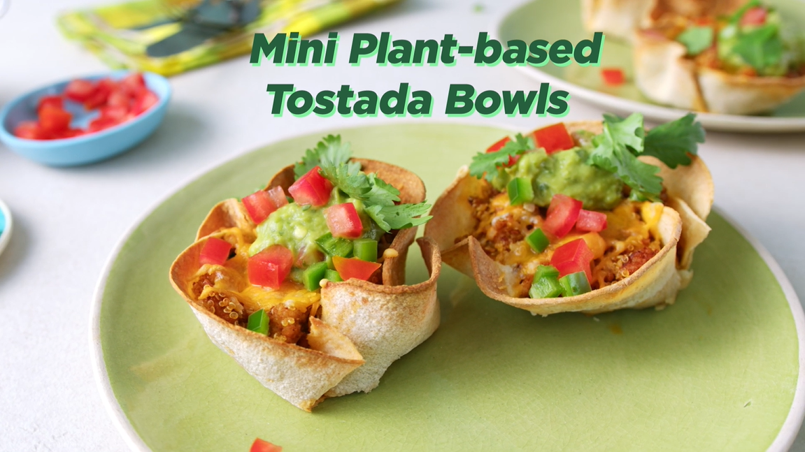 Mini Plantbased Tostada Bowls