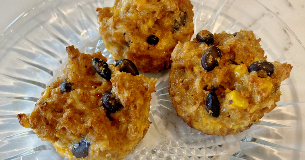 Claudia’s Cheesy Cauliflower Muffins