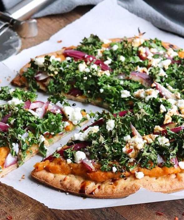 Laura’s ‘Lean, Mean, Green in 2018’ Pizza