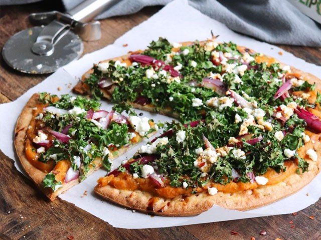 Laura’s ‘Lean, Mean, Green in 2018’ Pizza