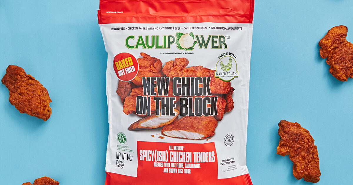 The only BAKED (never fried) Spicy(ish) Chicken Tenders CAULIPOWER